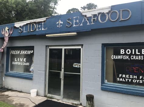 Slidell seafood - Jul 6, 2023 · Love the boiled shrimp, not too salty or too spicy! Just right! All opinions. +1 985-643-0901. Seafood. Closes soon: 6PM. 1001 Gause Blvd, Slidell, Louisiana, USA, 70458-2939. 